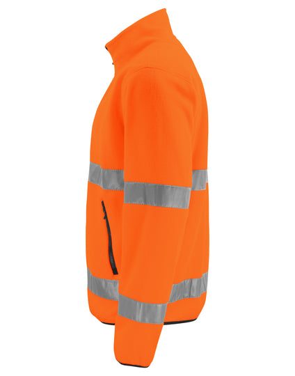 Pro-Job Prio 6327 Fleece Jacket En Iso 20471 Class 3 - Orange/Black
