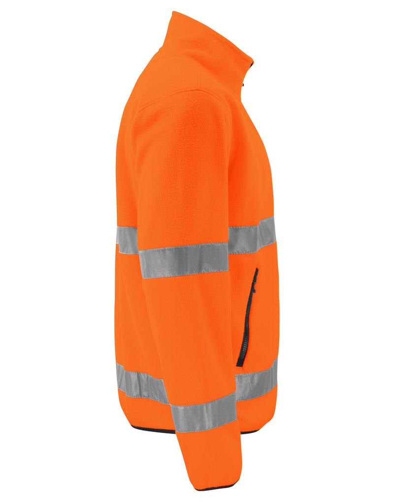Pro-Job Prio 6327 Fleece Jacket En Iso 20471 Class 3 - Orange/Black