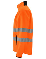 Pro-Job Prio 6432 En Iso 20471 Class 3/2 Softshell Jacket - Orange/Black