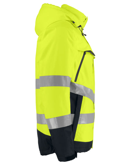 Pro-Job Prio 6441 Padded Functional Jacket Class 3 - Yellow/Black