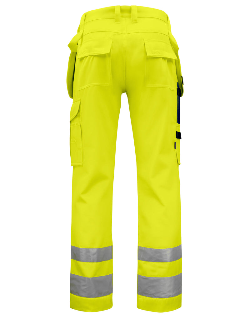 Pro-Job Prio 6531 En 1S0 20471 Waistpants Class 2 - Yellow/Navy