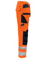 Pro-Job Prio 6531 En 1S0 20471 Waistpants Class 2 - Orange/Black