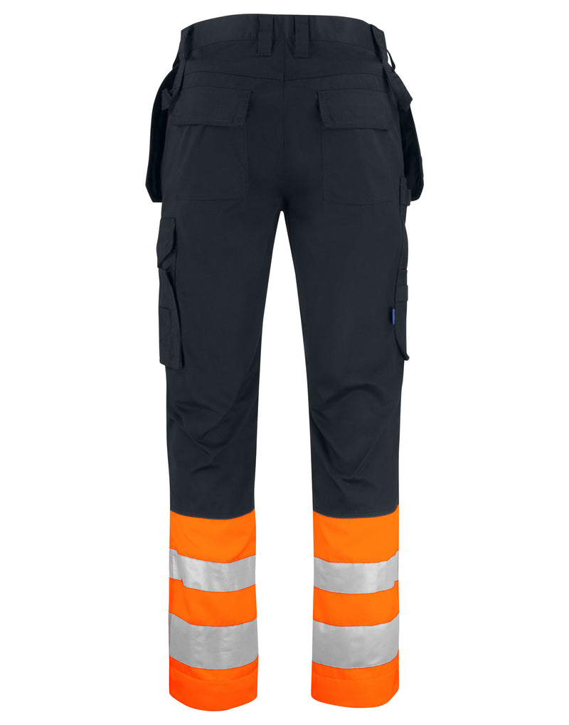 Pro-Job Prio 6534 Waistpants En Iso 20471 Class 1 - Orange/Black