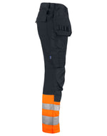 Pro-Job Prio 6534 Waistpants En Iso 20471 Class 1 - Orange/Black