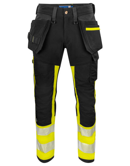 Pro-Job 6540 Waistpant Class 1 - Yellow/Black