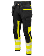 Pro-Job 6540 Waistpant Class 1 - Yellow/Black