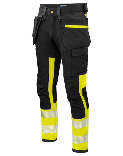 Pro-Job 6540 Waistpant Class 1 - Yellow/Black