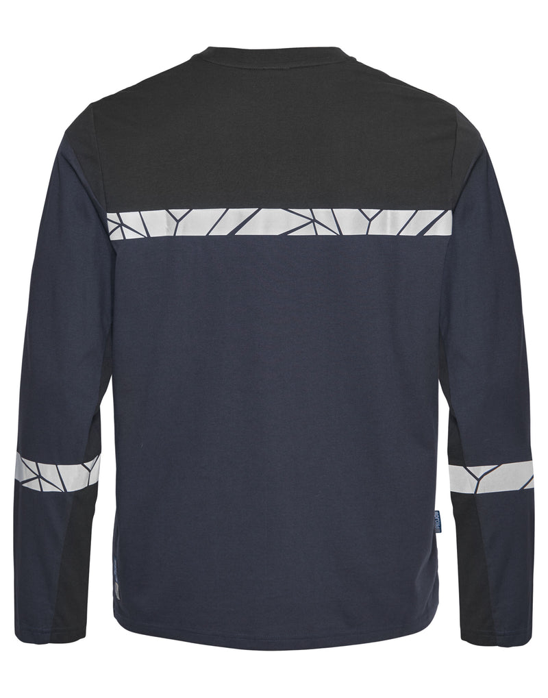 Pro-Job Progression 7002 Long Sleeve T-Shirt - Navy/Black