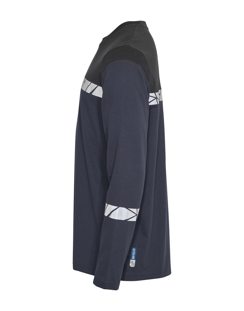 Pro-Job Progression 7002 Long Sleeve T-Shirt - Navy/Black