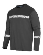 Pro-Job Progression 7002 Long Sleeve T-Shirt - Grey/Black