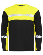 Pro-Job Progression 7002 Long Sleeve T-Shirt - Black/Yellow