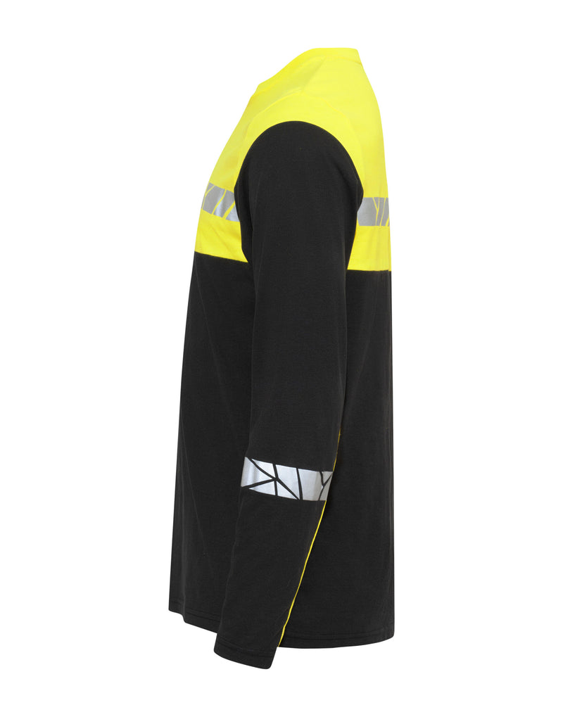 Pro-Job Progression 7002 Long Sleeve T-Shirt - Black/Yellow
