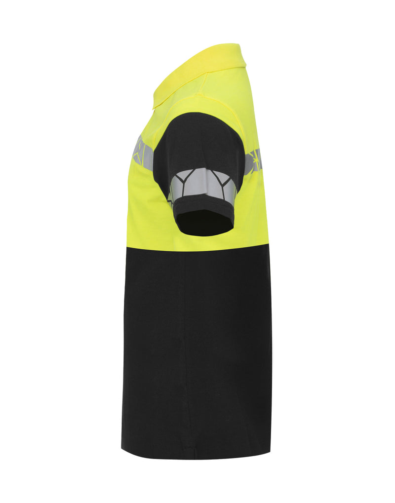 Pro-Job Progression 7003 Pique Polo - Black/Yellow
