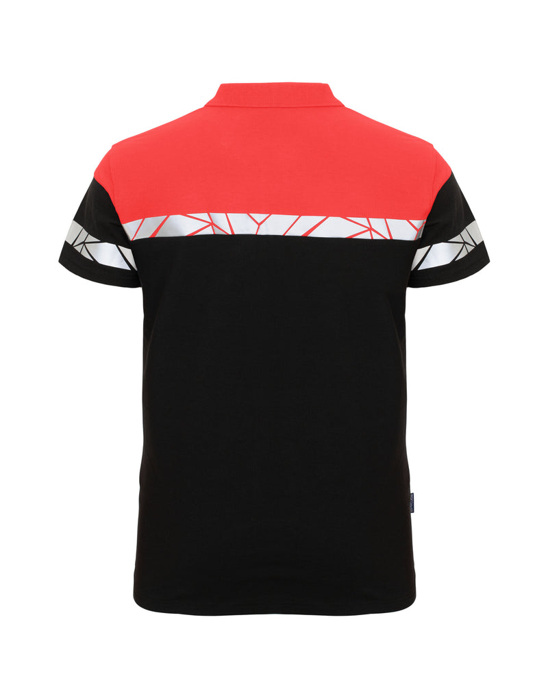 Pro-Job Progression 7003 Pique Polo - Black/Red