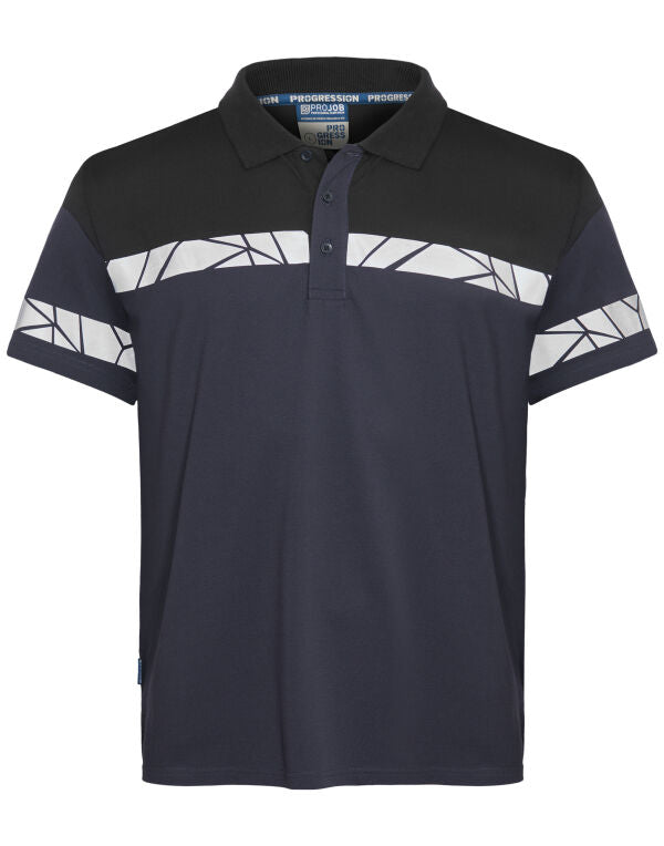 Pro-Job Progression 7003 Pique Polo - Navy/Black