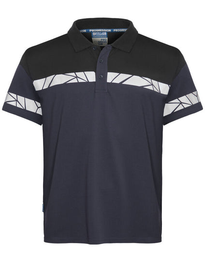 Pro-Job Progression 7003 Pique Polo - Navy/Black