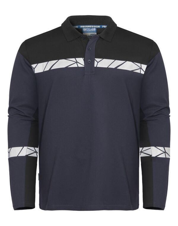 Pro-Job Progression 7004 Long Sleeve Pique Polo