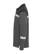 Pro-Job Progression 7004 Long Sleeve Pique Polo - Grey/Black