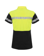 Pro-Job Progression 7006 Ladies Pique - Black/Yellow
