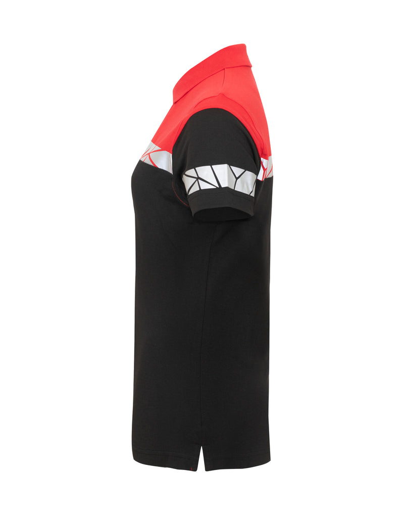 Pro-Job Progression 7006 Ladies Pique - Black/Red