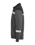 Pro-Job Progression 7100 Long Sleeve Polo Sweatshirt - Grey/Black