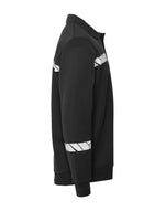 Pro-Job Progression 7100 Long Sleeve Polo Sweatshirt - Black/Black
