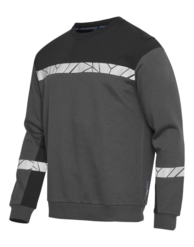 Pro-Job Progression 7101 Sweatshirt - Grey/Black