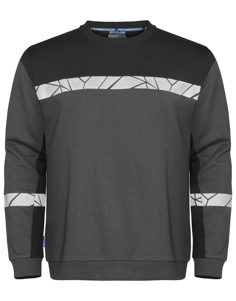 Pro-Job Progression 7101 Sweatshirt - Grey/Black