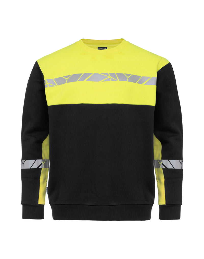 Pro-Job Progression 7101 Sweatshirt - Black/Yellow