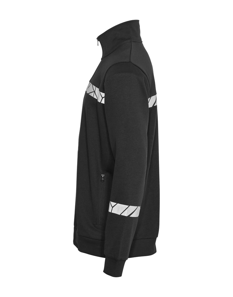 Pro-Job Progression 7102 1/2 Zip Sweatshirt - Black/Black
