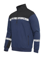 Pro-Job Progression 7102 1/2 Zip Sweatshirt - Navy/Black