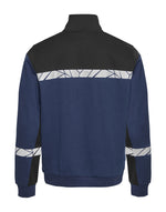Pro-Job Progression 7102 1/2 Zip Sweatshirt - Navy/Black