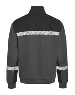 Pro-Job Progression 7102 1/2 Zip Sweatshirt - Grey/Black