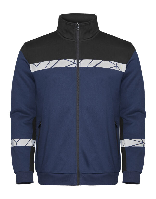 Pro-Job Progression 7103 Full Zip Sweat - Navy/Black