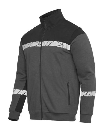 Pro-Job Progression 7103 Full Zip Sweat - Grey/Black