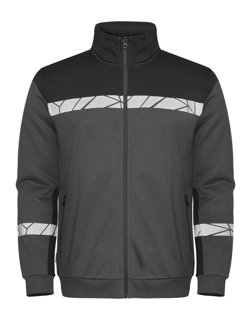 Pro-Job Progression 7103 Full Zip Sweat - Grey/Black