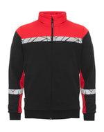Pro-Job Progression 7103 Full Zip Sweat - Black/Red