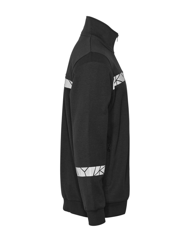 Pro-Job Progression 7103 Full Zip Sweat - Black/Black