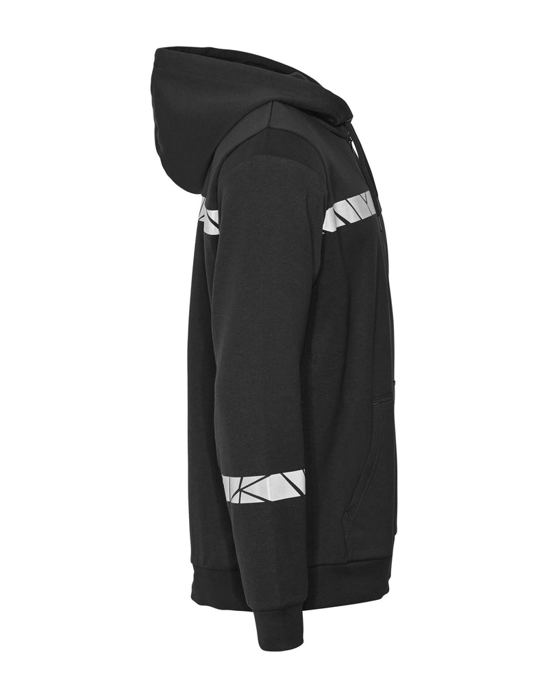 Pro-Job Progression 7104 1/2 Zip Hoodie - Black/Black
