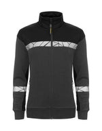 Pro-Job Progression 7105 Ladies Full Zip Sweatshirt - Grey/Black