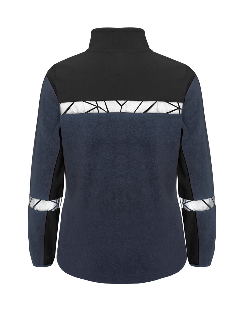 Pro-Job Progression 7301 Ladies Full Zip Fleece - Navy/Black