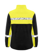 Pro-Job Progression 7301 Ladies Full Zip Fleece - Black/Yellow
