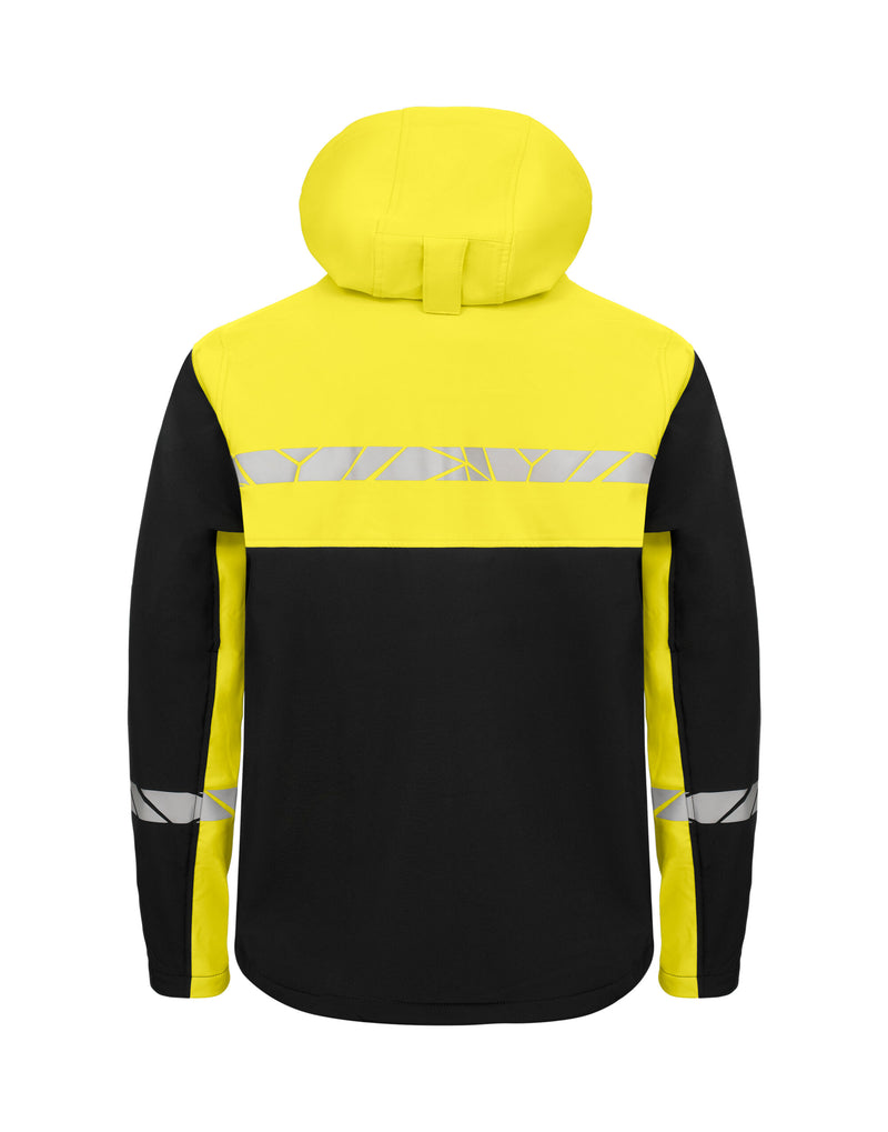Pro-Job Progression 7400 Softshell Jacket - Black/Yellow