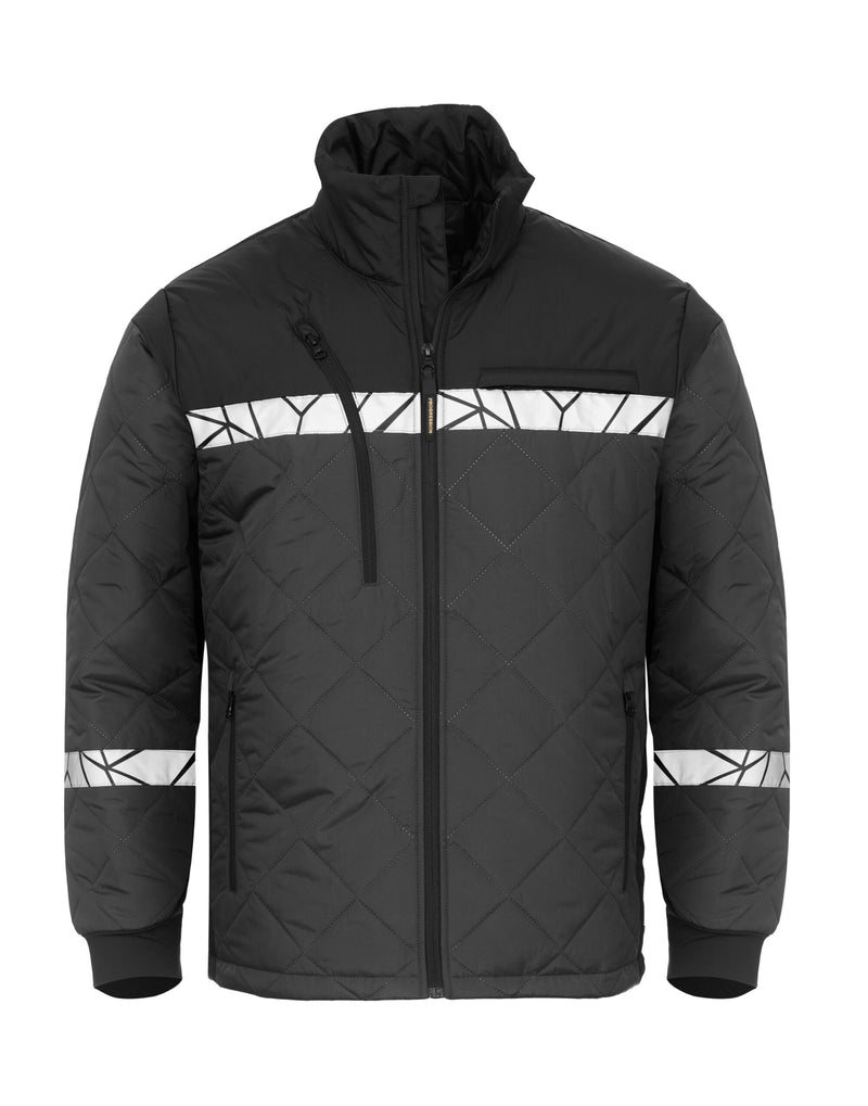 Pro-Job Progression 7404 Light Weight Quilted Jacket - Grey/Black