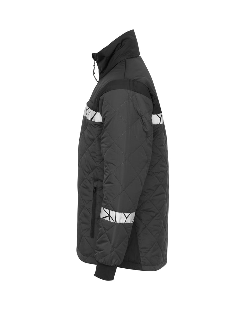 Pro-Job Progression 7404 Light Weight Quilted Jacket - Grey/Black