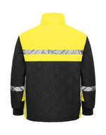 Pro-Job Progression 7404 Light Weight Quilted Jacket - Black/Yellow