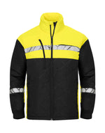 Pro-Job Progression 7404 Light Weight Quilted Jacket - Black/Yellow