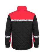 Pro-Job Progression 7404 Light Weight Quilted Jacket - Black/Red