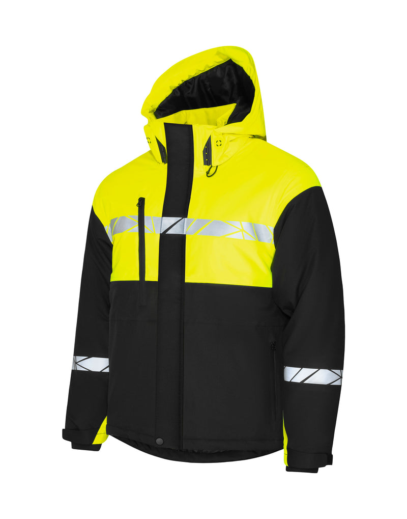 Pro-Job Progression 7413 Padded Softshell 		_X000D_ - Black/Yellow