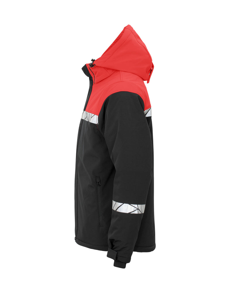 Pro-Job Progression 7413 Padded Softshell 		_X000D_ - Black/Red